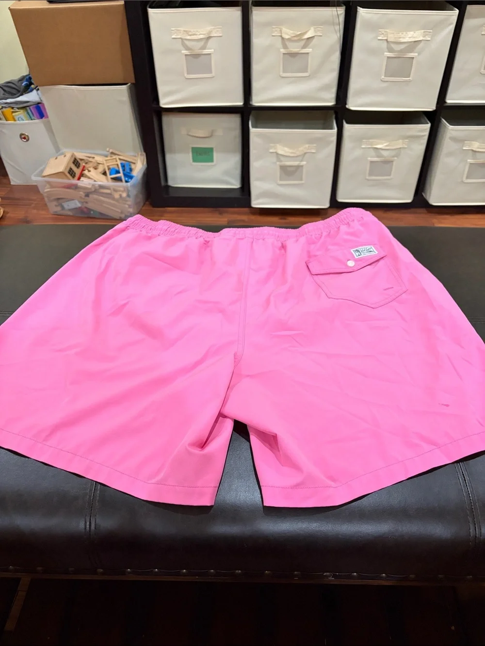 Polo by Ralph Lauren Pink Swim Shorts with Drawstring